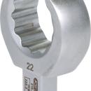 9x12mm Einsteck-Ringschlüssel offen, 22mm