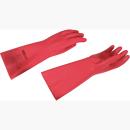 Elektriker-Schutzhandschuh mit Schutzisolierung, Größe 10, Stärke 1, Klasse0, rot