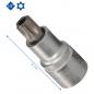 Preview: 1/2" Torx-Bit-Stecknuss, mit Stirnlochbohrung, TB55