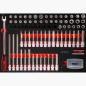 Preview: 1/2'' Bit-Stecknuss-Satz in Schaumstoffeinlage, 111-tlg