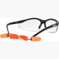 Preview: Schutzbrille-transparent, mit Ohrstöpsel