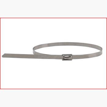 Edelstahl Kabelbinder mit Kugelverschluss, 4,6x200mm, 100 Stück
