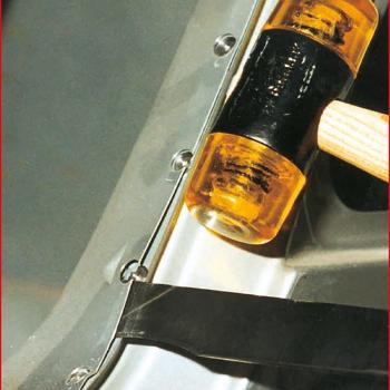 Karosserie-Trennmeißel mit Handschutzgriff, 300mm