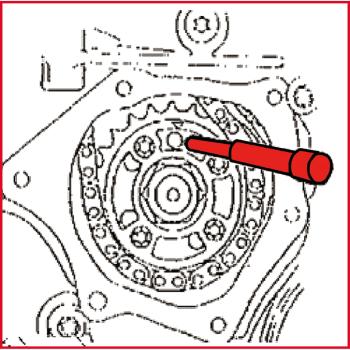 Motoreinstell-Werkzeug-Satz für GM / Opel / Saab, 5-tlg