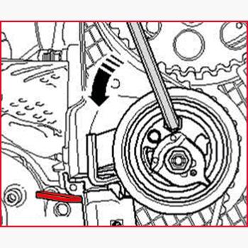 Motoreinstell-Werkzeug-Satz für Ford / VAG, 34-tlg