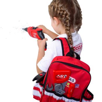 Werkzeug-Rucksack für Kinder mit Sortiment, 25-tlg