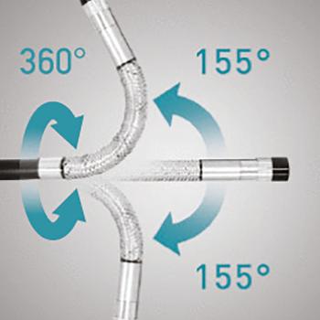 ULTIMATEvision MASTER Frontkamera-Sonde, Ø6mm, 2m, flexibel 150°/0°