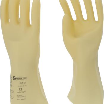 Elektriker-Schutzhandschuh mit Schutzisolierung, Größe 12, Klasse 00, weiß