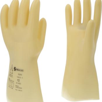 Elektriker-Schutzhandschuh mit Schutzisolierung, Größe 12, Klasse 0, weiß