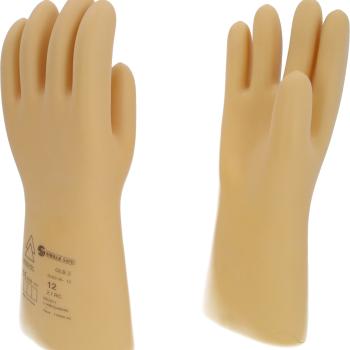 Elektriker-Schutzhandschuh mit Schutzisolierung, Größe 12, Klasse 2, weiß