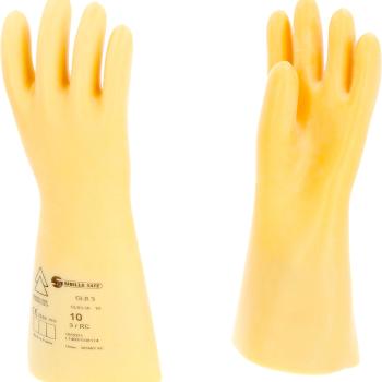 Elektriker-Schutzhandschuh mit Schutzisolierung, Größe 10, Klasse 3, weiß