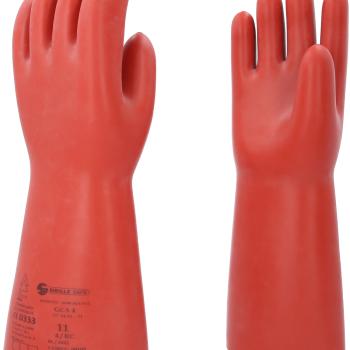 Elektriker-Schutzhandschuh mit mechanischen und thermischen Schutz, Größe 11, Klasse 4, rot
