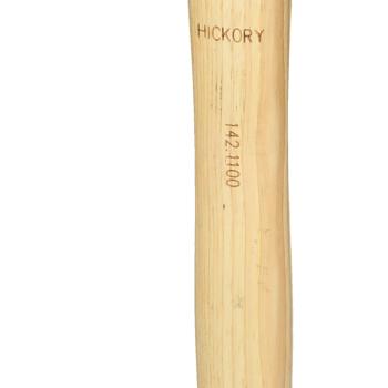 Schlosserhammer, Hickory-Stiel, französische Form, 1000g