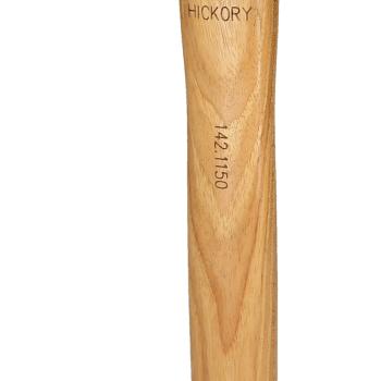 Schlosserhammer, Hickory-Stiel, französische Form, 1500g