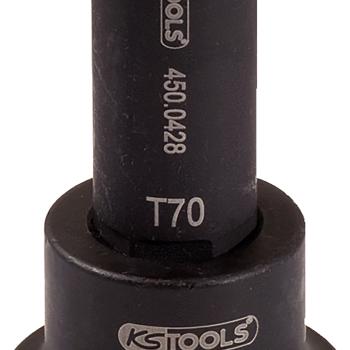 3/4" Kraft-Bit-Stecknuss Torx, lang, T80