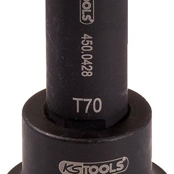 3/4" Kraft-Bit-Stecknuss Torx, lang, T100