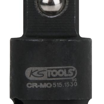1/4" Kraft-Stecknuss-Adapter, 1/4"F x 3/8"M