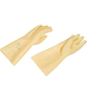 KS TOOLS - Elektriker-Schutzhandschuh mit Schutzisolierung, Größe 10, Stärke 2,5, weiß