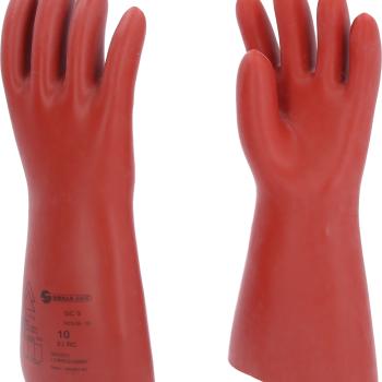 Elektriker-Schutzhandschuh mit mechanischem Schutz, Größe 10, Klasse 3, rot