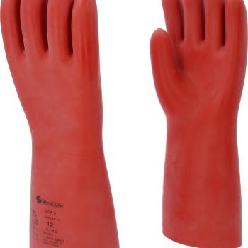 Elektriker-Schutzhandschuh mit mechanischen und thermischen Schutz, Größe 12, Klasse 4, rot