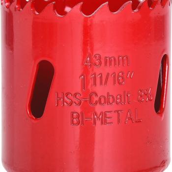 HSS Bi-Metalllochsäge, Ø 43mm