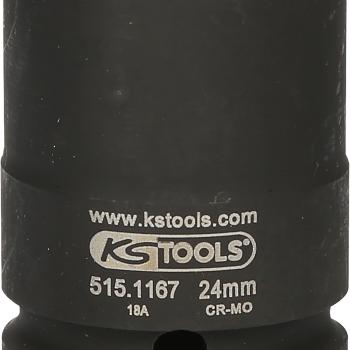3/4" Kraft-Stecknuss-Adapter, 24mm