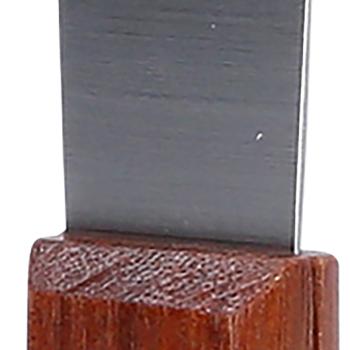 Edelstahl-Spachtel, 25mm, mit Holzgriff