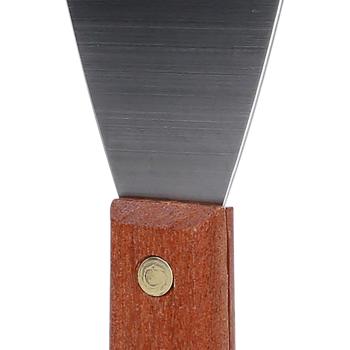EDELSTAHL Spachtel, 75mm, mit Holzgriff