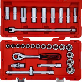 1/2" Steckschlüssel-Satz, 30-tlg