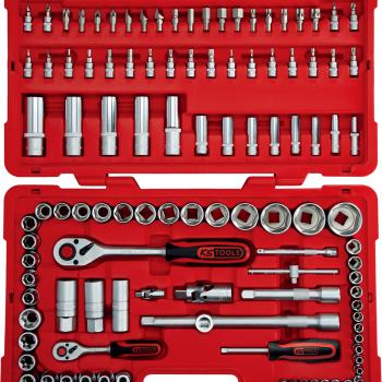 1/4"+1/2" Steckschlüssel-Satz, 110-tlg