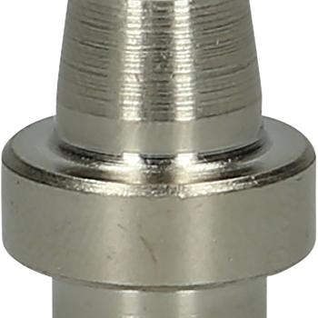 Metall-Stecknippel mit Schlauchtülle, Ø 10mm, 58,5mm