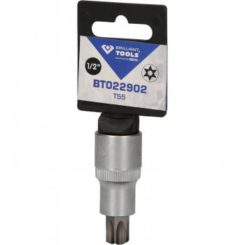 1/2" Torx-Bit-Stecknuss, mit Stirnlochbohrung, TB55