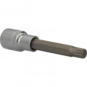 1/2" Vielzahn-Bit-Stecknuss, 100 mm lang, M10