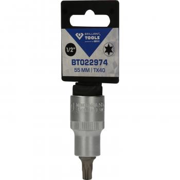 1/2" Torx-Bit-Stecknuss, 55 mm lang, T40