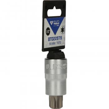 1/2" Torx-Bit-Stecknuss, 55 mm lang, T70