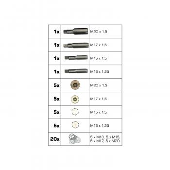 Reparatursatz für Öl-Ablassschrauben-Gewinde, 64-tlg