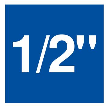 1/2" Zwölfkant-Stecknuss, 12 mm