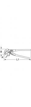 KS TOOLS - Armaturenzange, 50mm