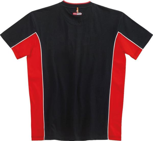 T-Shirt Rot-Schwarz, M