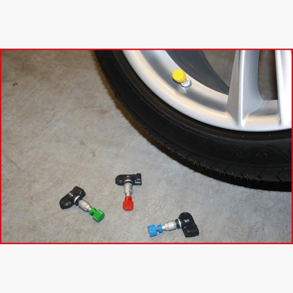 RDKS / TPMS Reifenentlüfter, rot, rechts vorn