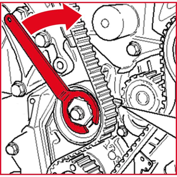 Motoreinstell-Werkzeug-Satz für VAG, 5-tlg VW Crafter