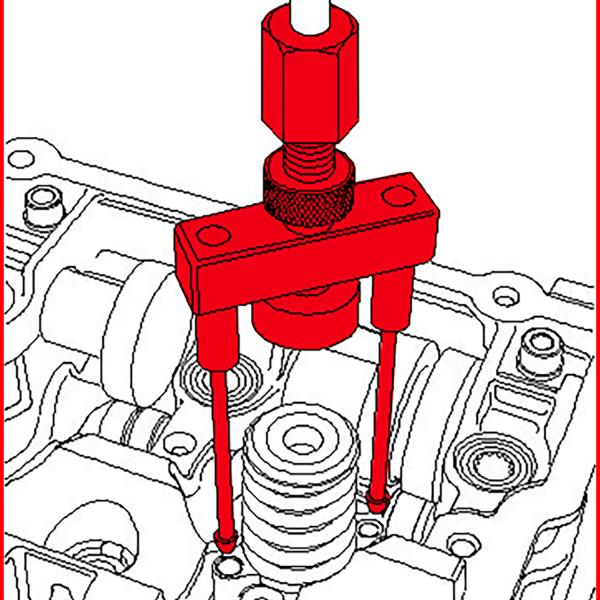 Injektor-Düsen-Auszieher-Satz für VAG, 24-tlg FSI, SDI, TDI, Common-Rail und Pumpe Düse Motoren