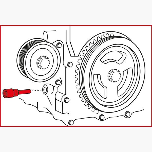 Motoreinstell-Werkzeug-Satz für Ford / Mazda, 4-tlg