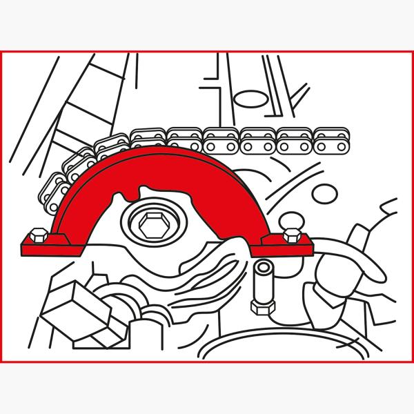 Motoreinstell-Werkzeug-Satz für GM / Opel, 7-tlg