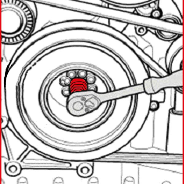 Motoreinstell-Werkzeug-Satz für VAG, 23-tlg