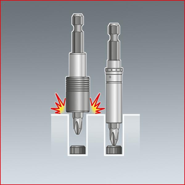 1/4"+3/8"+1/2"+3/4" CHROMEplus Vergrößerungs- und Reduzieradapter-Satz, 7-tlg