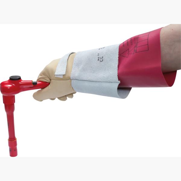 Elektriker-Schutzhandschuh mit Schutzisolierung, Größe 9, rot