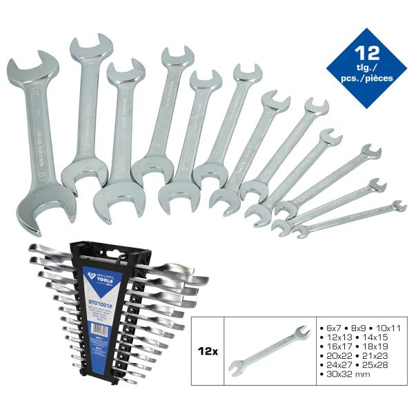Doppel-Maulschlüssel-Satz, 12-tlg