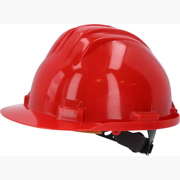 Arbeits-Schutzhelm, abnehmbares Kopfband, rot