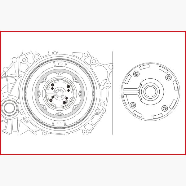 DCT-Kupplungswerkzeug-Satz für Ford / Volvo, 6-tlg